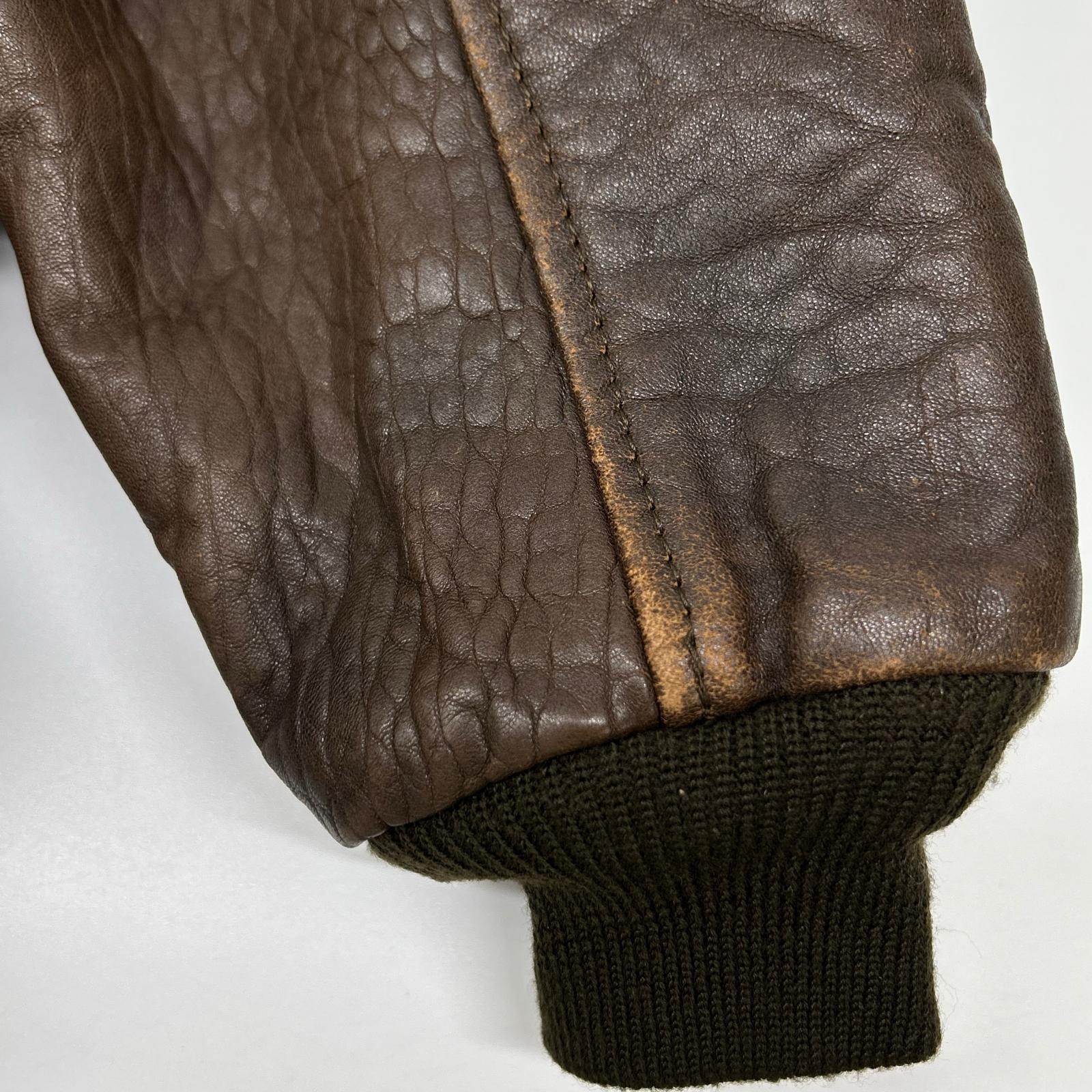 AVIREX Avirex 1978-01 Brown TYPE A-2 Leather Flight Jacket Jacket