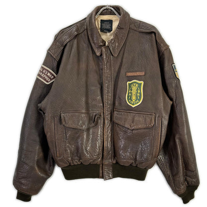 AVIREX Avirex 1978-01 Brown TYPE A-2 Leather Flight Jacket Jacket