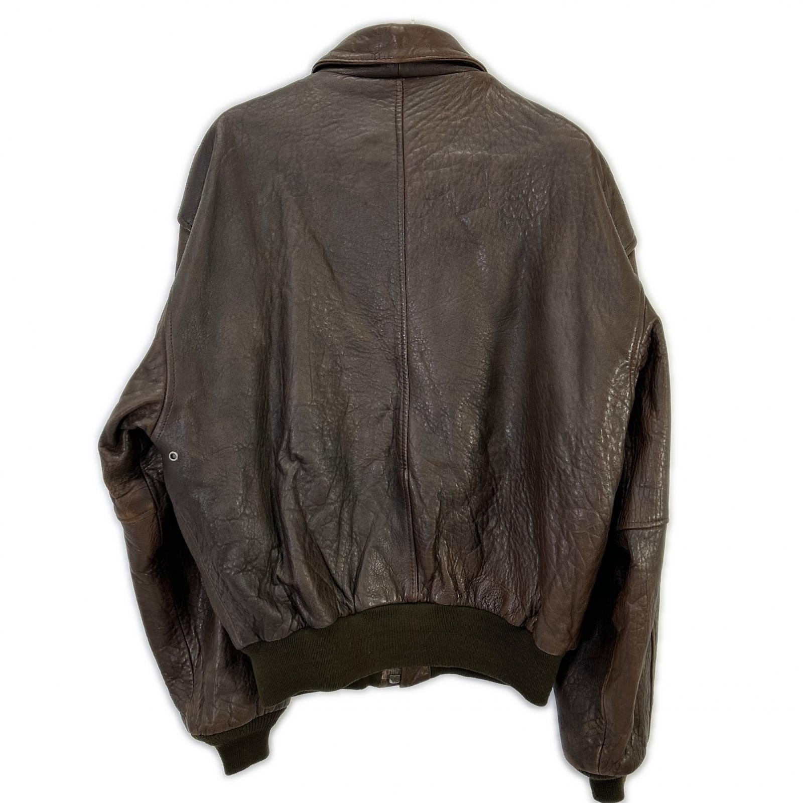 AVIREX Avirex 1978-01 Brown TYPE A-2 Leather Flight Jacket Jacket
