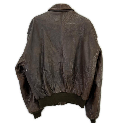 AVIREX Avirex 1978-01 Brown TYPE A-2 Leather Flight Jacket Jacket