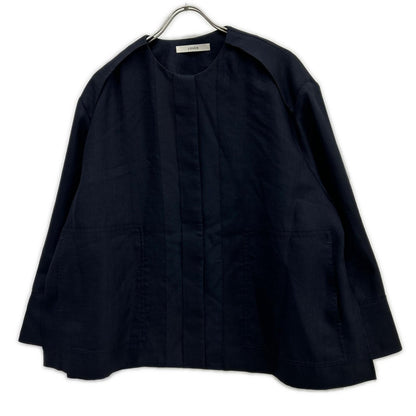 LOHEN ローヘン 22SS ネイビー No Collar Tent Silhouette Coat Jacket ジャケット