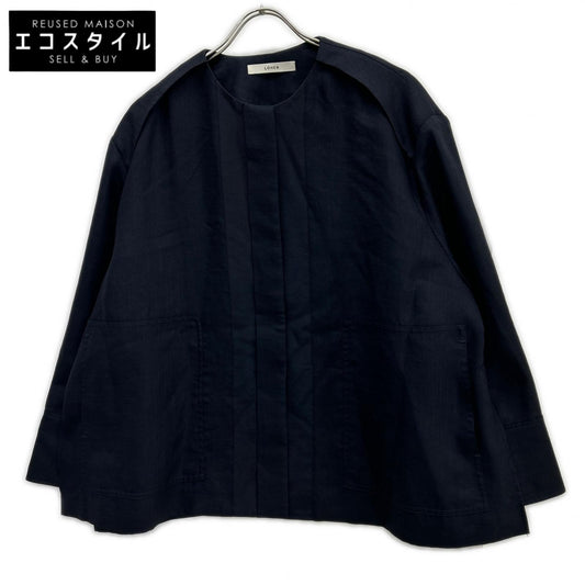 LOHEN ローヘン 22SS ネイビー No Collar Tent Silhouette Coat Jacket ジャケット