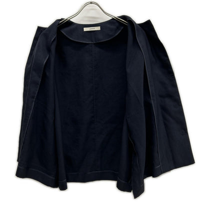 LOHEN ローヘン 22SS ネイビー No Collar Tent Silhouette Coat Jacket ジャケット
