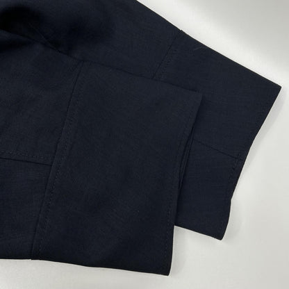 LOHEN ローヘン 22SS ネイビー No Collar Tent Silhouette Coat Jacket ジャケット