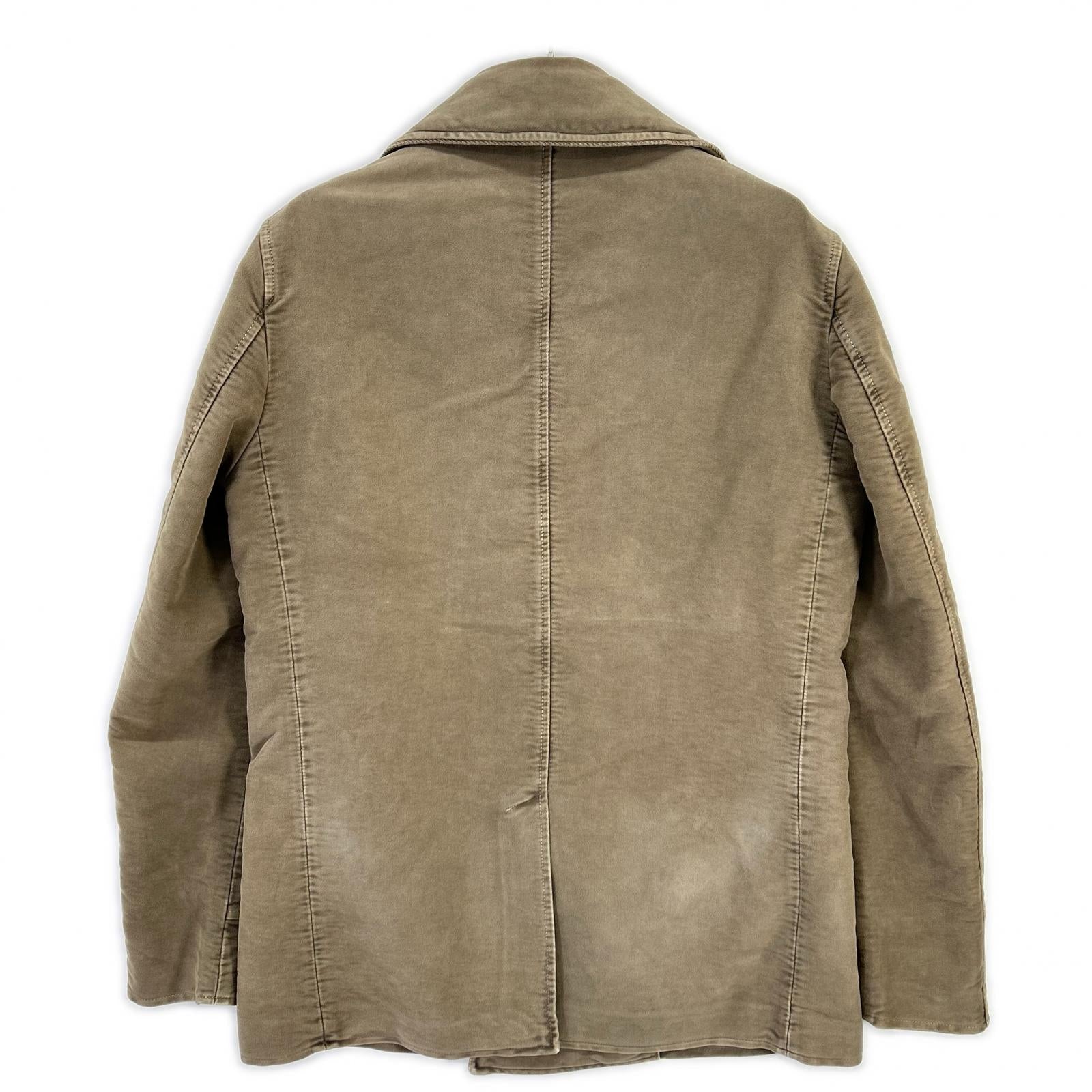 CAMPLIN カンプリン カーキ コットンPコート/ダブルブレストコート コート