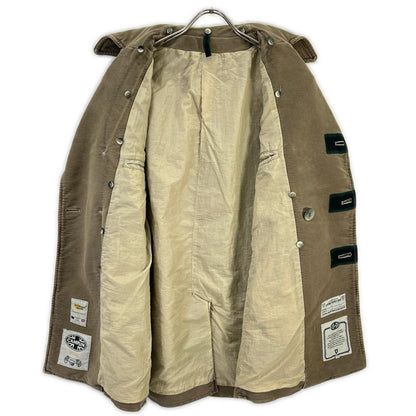 CAMPLIN カンプリン カーキ コットンPコート/ダブルブレストコート コート