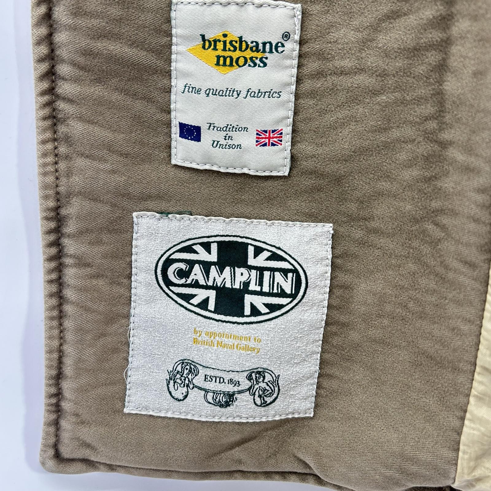 CAMPLIN カンプリン カーキ コットンPコート/ダブルブレストコート コート