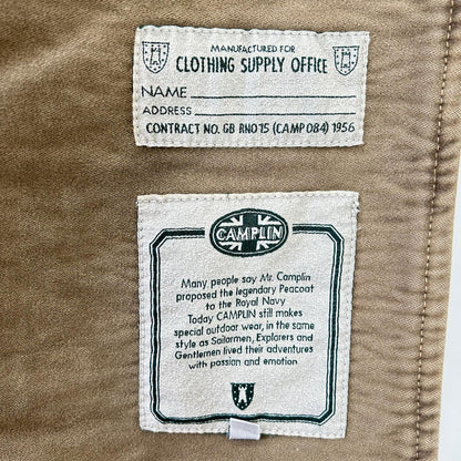 CAMPLIN カンプリン カーキ コットンPコート/ダブルブレストコート コート