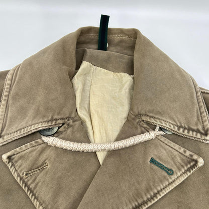 CAMPLIN カンプリン カーキ コットンPコート/ダブルブレストコート コート
