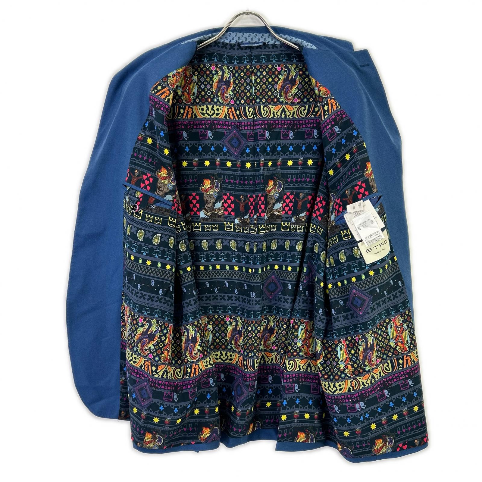 美品 現行 ETRO NUOVO JERSEY テーラードジャケット 48 美品 現行 ETRO NUOVO JERSEY テーラードジャケット 48 【公式通販】