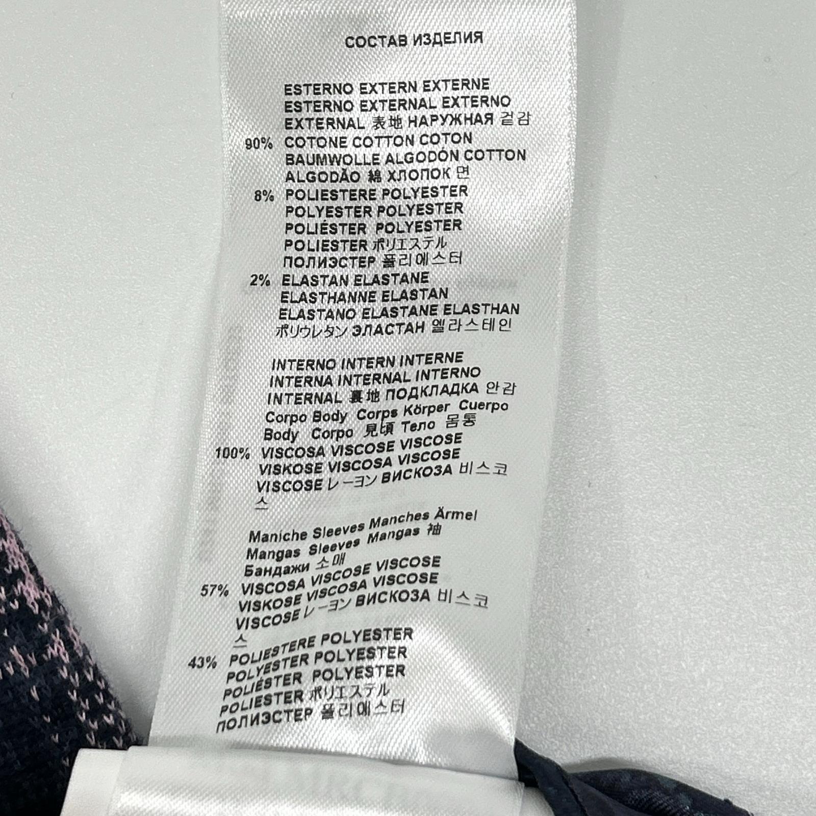 ETRO エトロ 241-MRCB0001-99TQE32 ピンク×ネイビー コットン混 裏地ペイズリー センターベント チェック柄 2Bブレザージャケット ジャケット