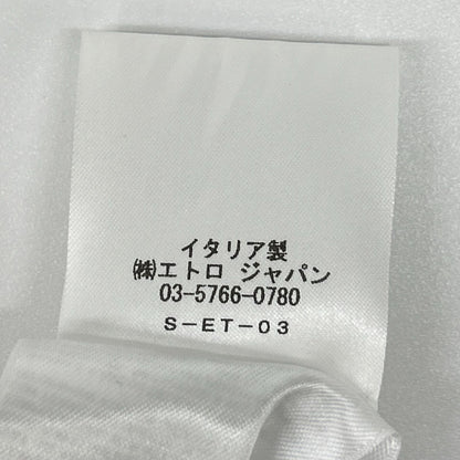 ETRO エトロ 241-MRCB0001-99TQE32 ピンク×ネイビー コットン混 裏地ペイズリー センターベント チェック柄 2Bブレザージャケット ジャケット