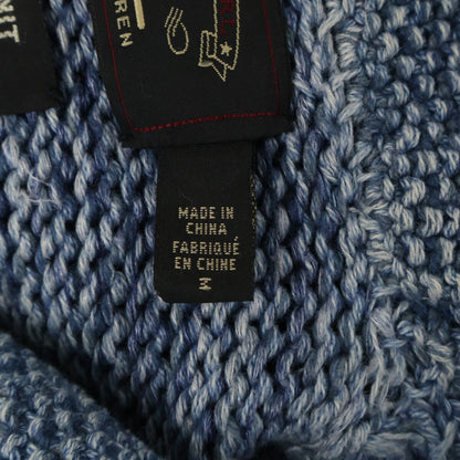 RRL ダブルアールエル アンカーボタン 本藍染め ハンドニット ショールカラー カーディガン トップス