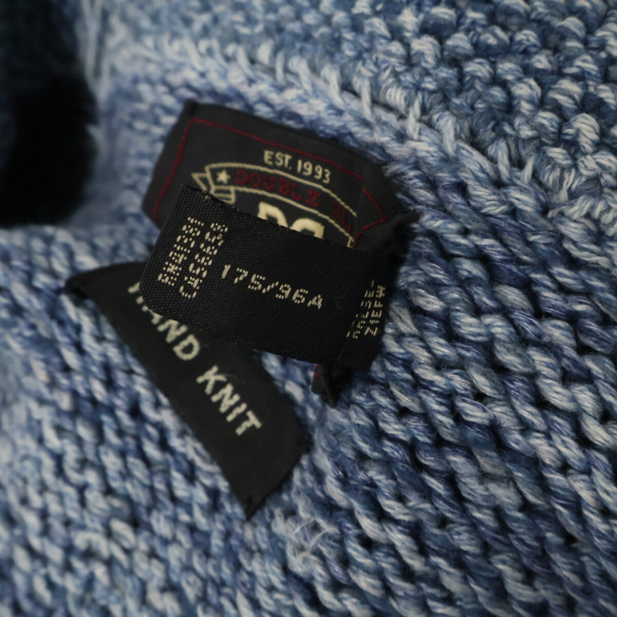 RRL ダブルアールエル アンカーボタン 本藍染め ハンドニット ショールカラー カーディガン トップス
