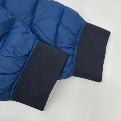 HUGOBOSS ヒューゴボス ブルー ナイロン ダウンジャケット ジップアップブルゾン ジャケット