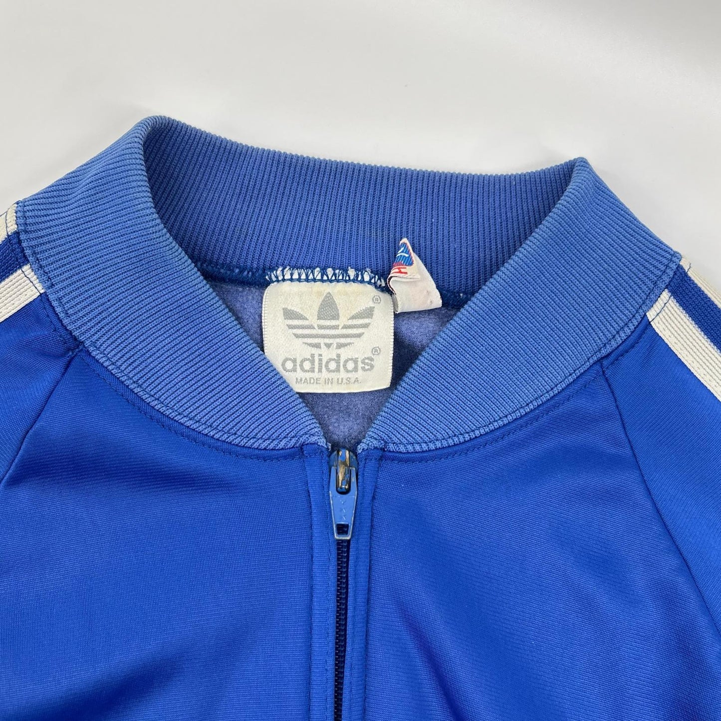 adidas アディダス 80's ブルー USA製 ATP 3ストライプ トラックジャケット ジャケット