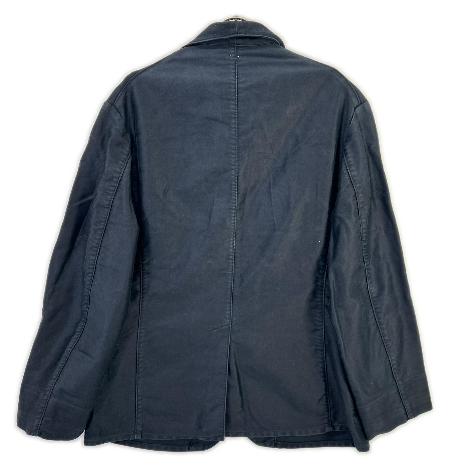 OUTIL ウティ OV-T031 VESTE ETAIN ネイビー メタルボタン オリジナルモールスキンワークジャケット ジャケット