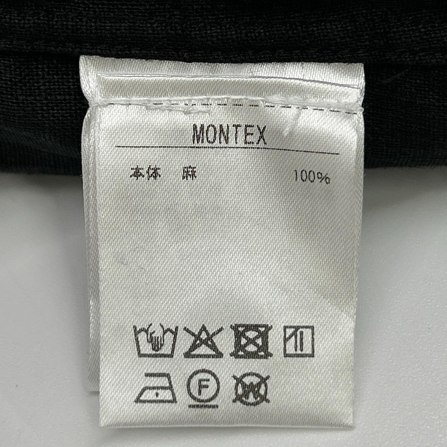 Massimo d'Augusto マッシモダウグスト MOMTEX ブラック リネン プリーツ加工 4ポケットキューバシャツ トップス