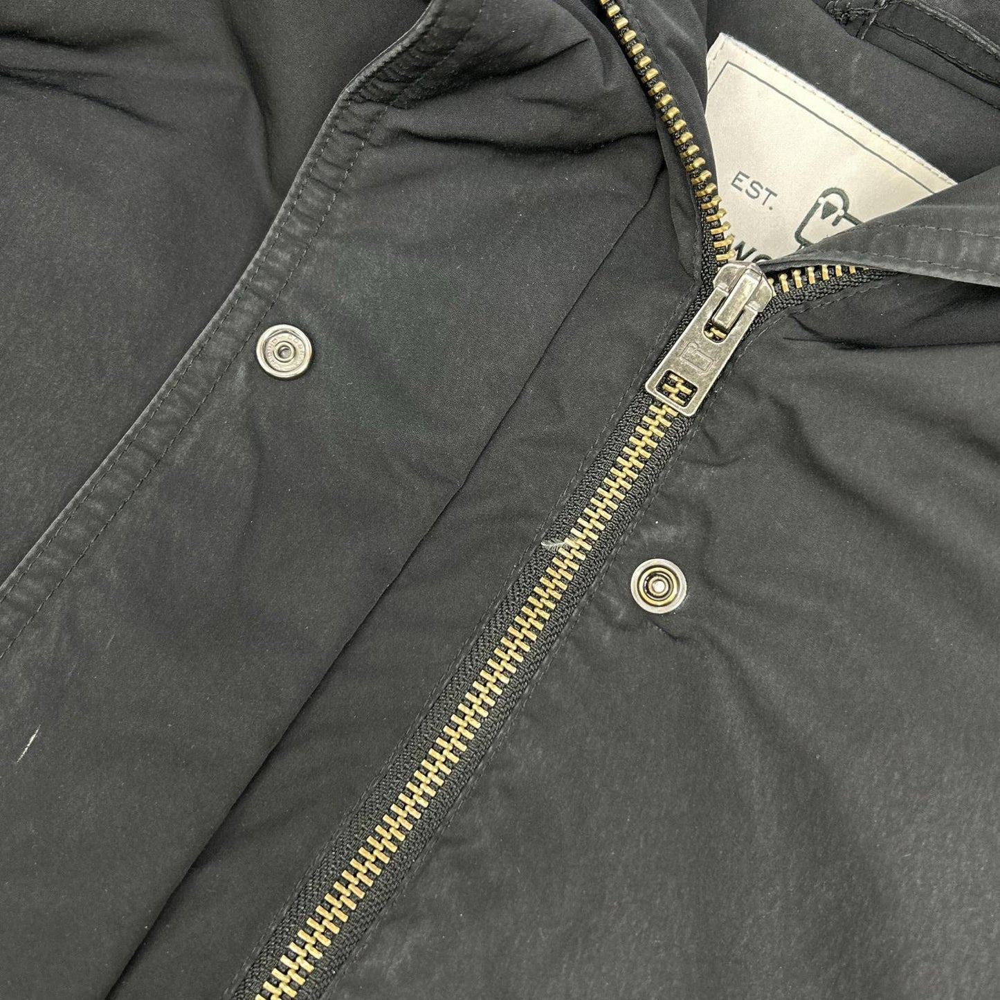 WOOLRICH ウールリッチ WWOU0646 ブラック ナイロン フォックスファー KEYSTONE PARKA/キーストーンパーカ コート