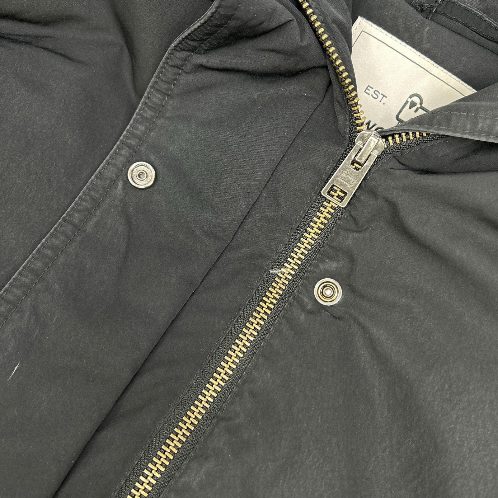 WOOLRICH ウールリッチ WWOU0646 ブラック ナイロン フォックスファー KEYSTONE PARKA/キーストーンパーカ コート