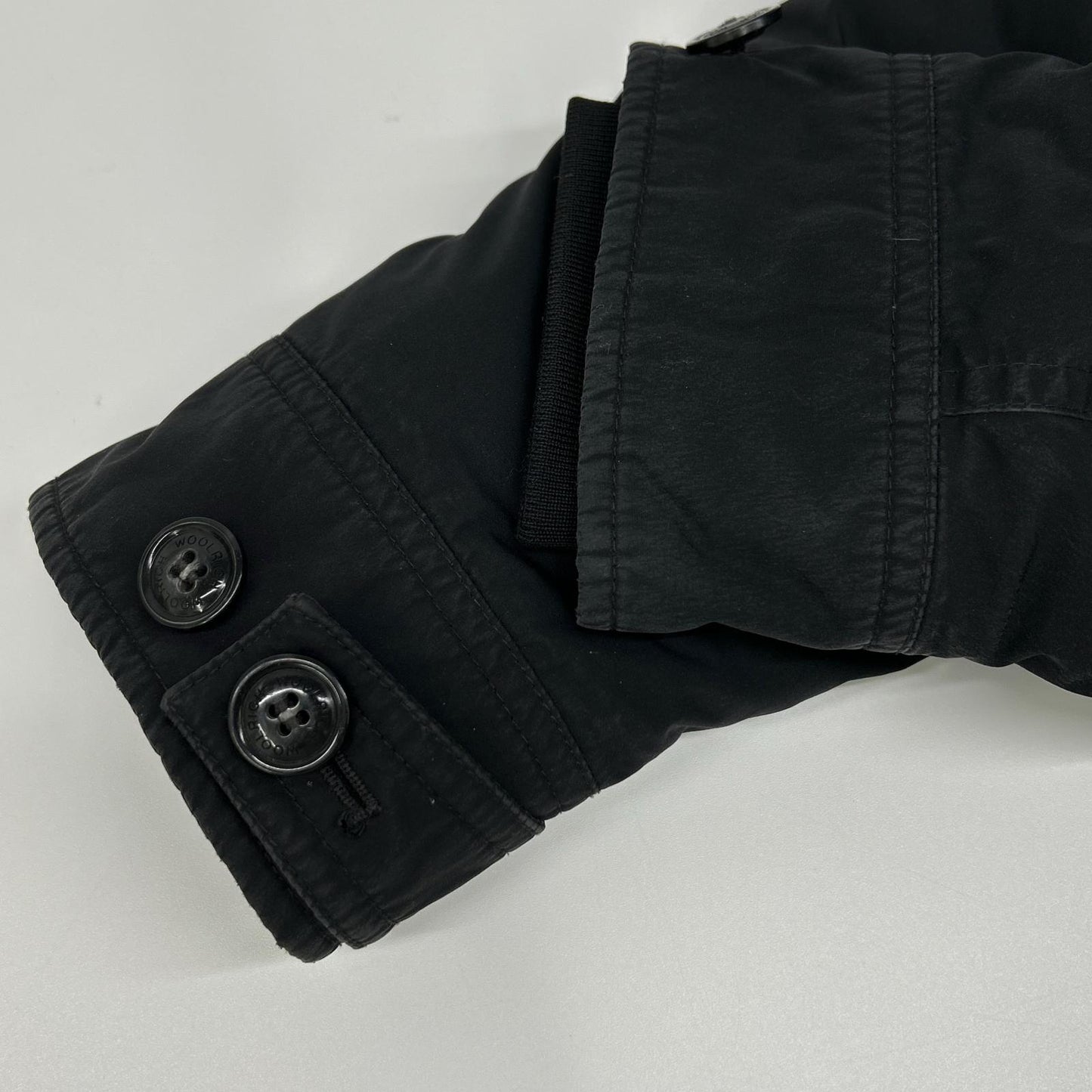 WOOLRICH ウールリッチ WWOU0646 ブラック ナイロン フォックスファー KEYSTONE PARKA/キーストーンパーカ コート