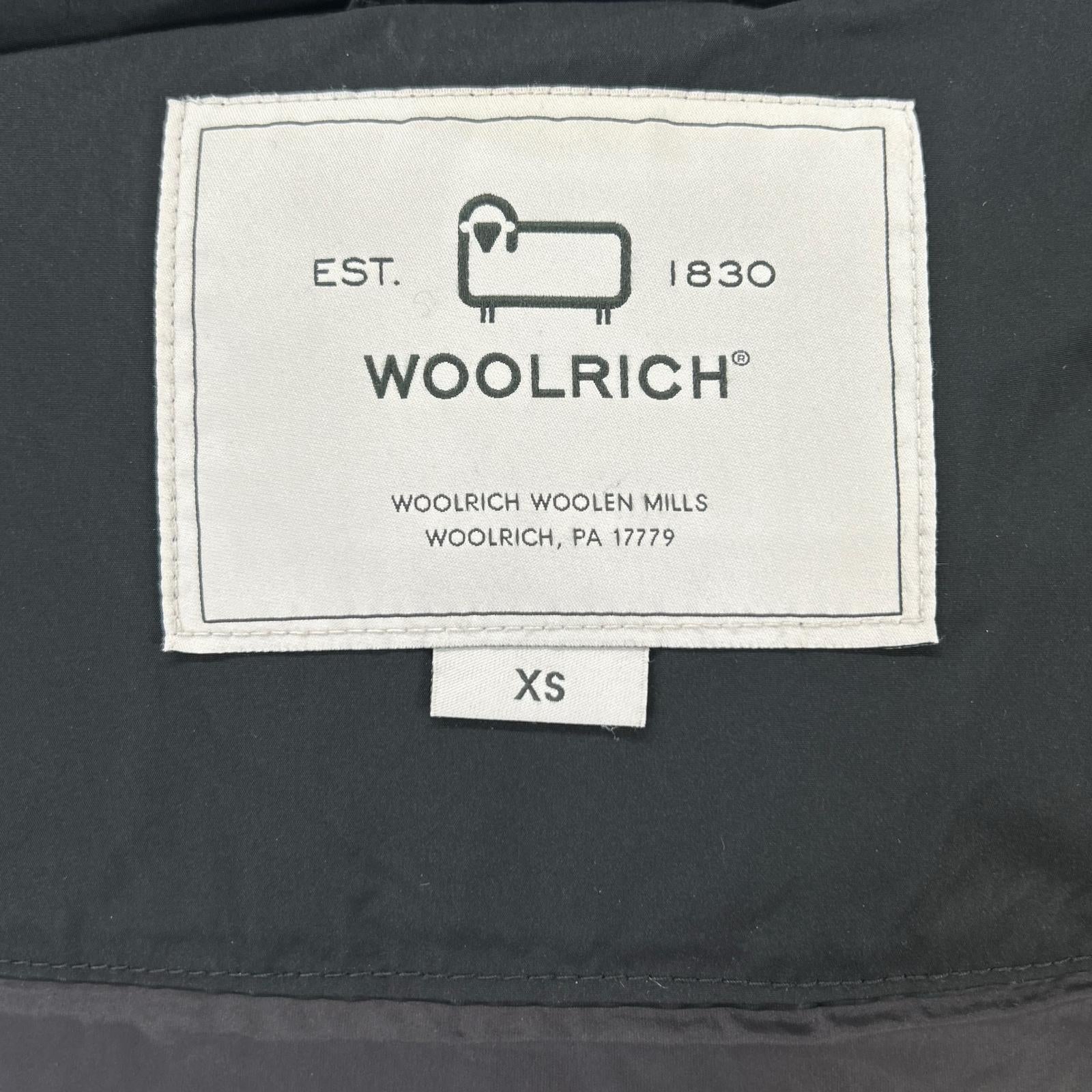 WOOLRICH ウールリッチ WWOU0646 ブラック ナイロン フォックスファー KEYSTONE PARKA/キーストーンパーカ コート