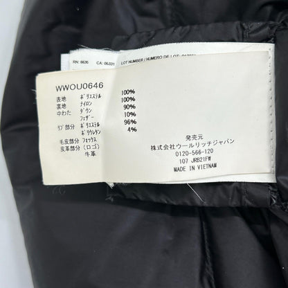 WOOLRICH ウールリッチ WWOU0646 ブラック ナイロン フォックスファー KEYSTONE PARKA/キーストーンパーカ コート