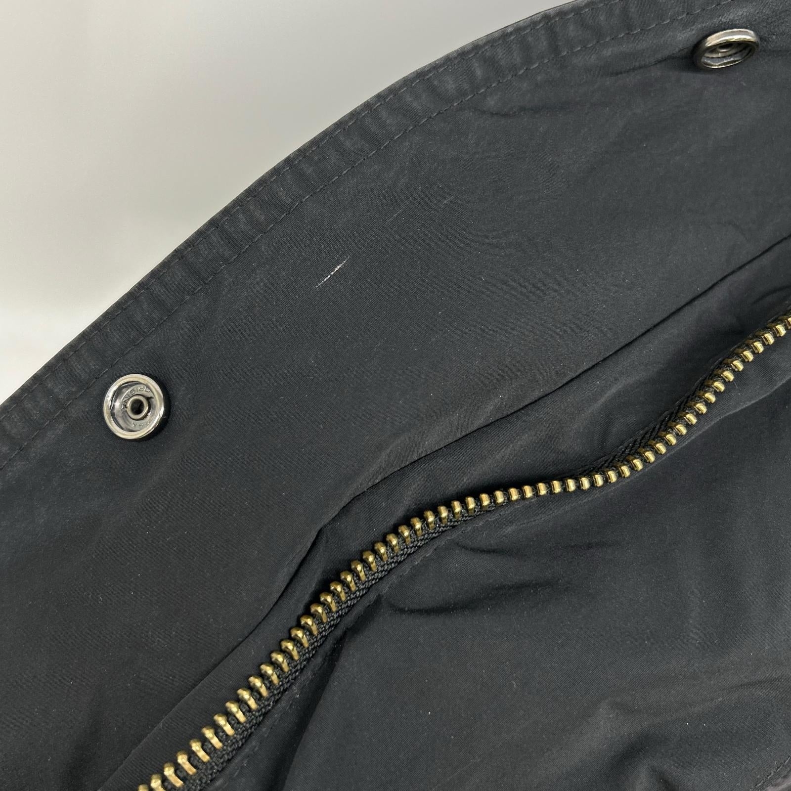 WOOLRICH ウールリッチ WWOU0646 ブラック ナイロン フォックスファー KEYSTONE PARKA/キーストーンパーカ コート