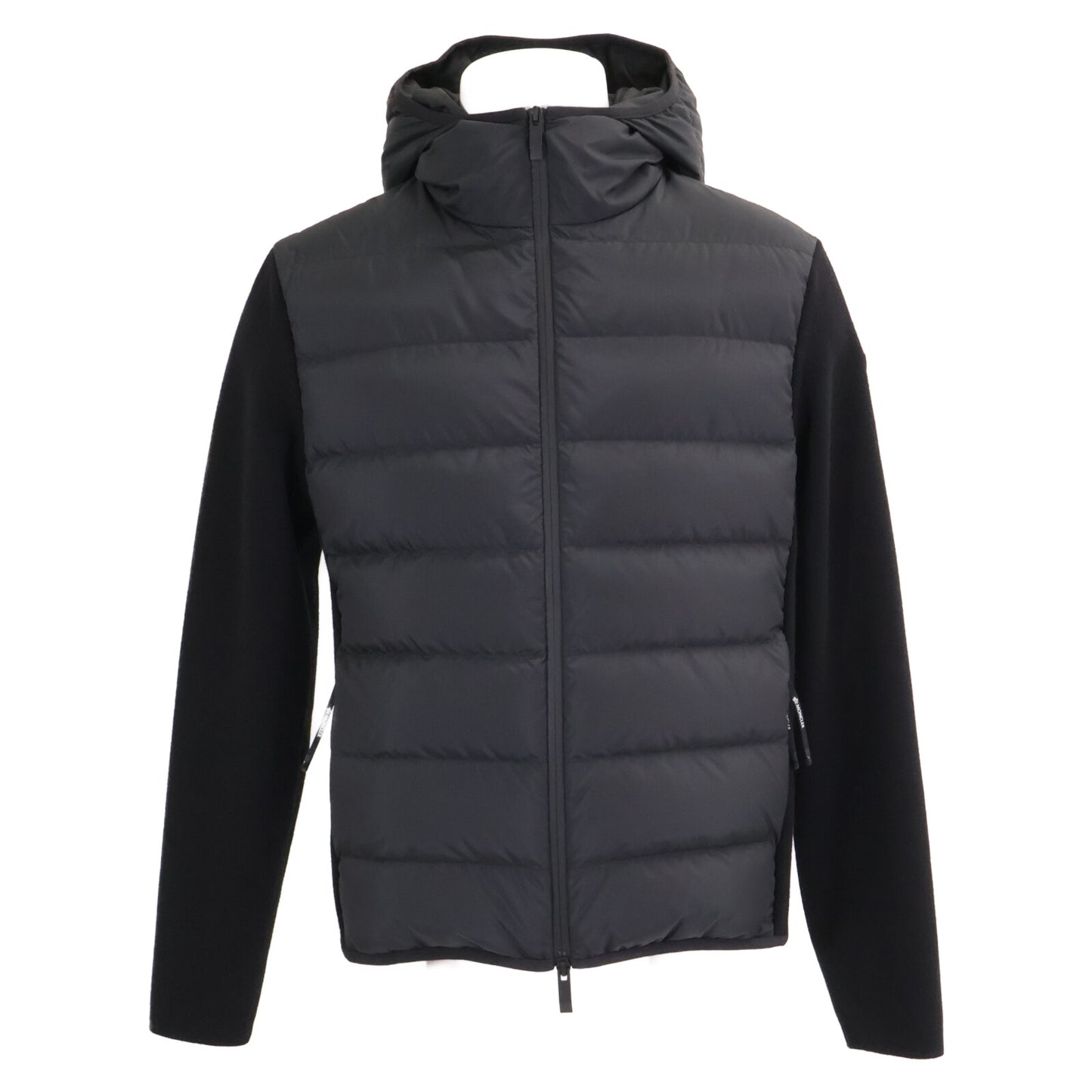 MONCLER モンクレール 【美品/23年製】J20919B00010 CARDIGAN TRICOT ニット/ナイロン切替 フーディダウンジャケット ジャケット