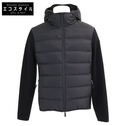 MONCLER モンクレール 【美品/23年製】J20919B00010 CARDIGAN TRICOT ニット/ナイロン切替 フーディダウンジャケット ジャケット