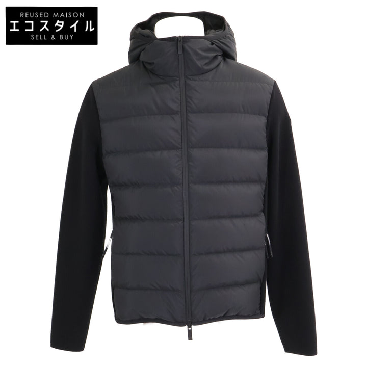 MONCLER モンクレール 【美品/23年製】J20919B00010 CARDIGAN TRICOT ニット/ナイロン切替 フーディダウンジャケット ジャケット