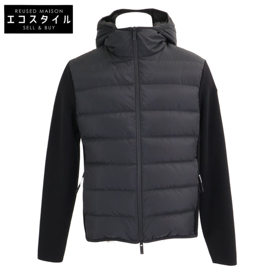 MONCLER モンクレール 【美品/23年製】J20919B00010 CARDIGAN TRICOT ニット/ナイロン切替 フーディダウンジャケット ジャケット