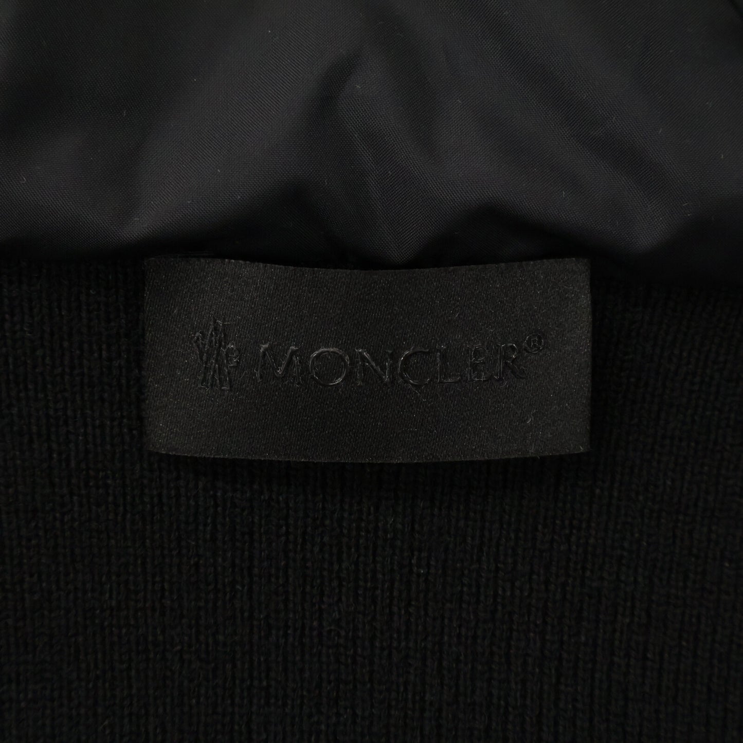 MONCLER モンクレール 【美品/23年製】J20919B00010 CARDIGAN TRICOT ニット/ナイロン切替 フーディダウンジャケット ジャケット