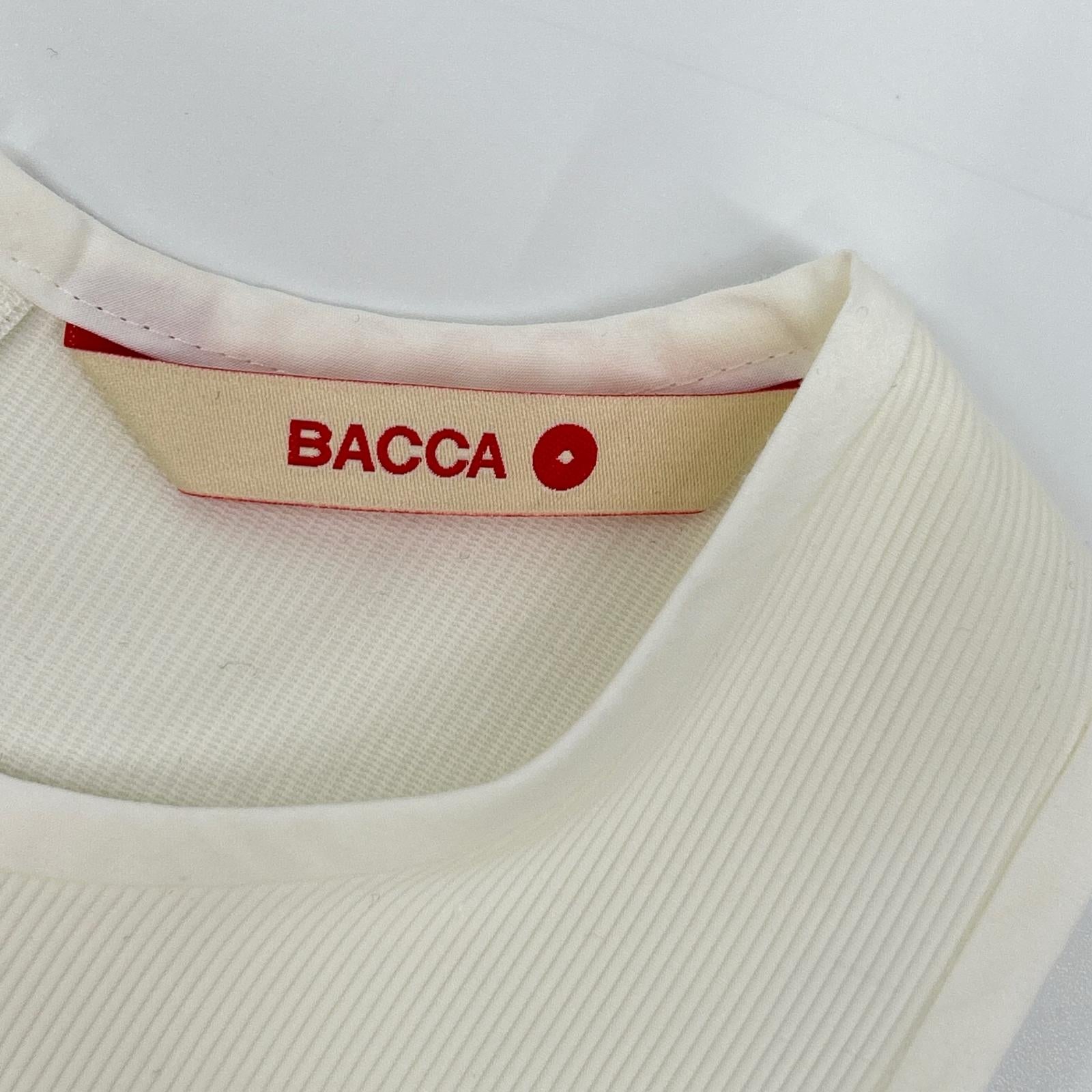 BACCA バッカ 35-06-02-06403 ホワイト コットンピケ タンクトップドレスワンピース ワンピース
