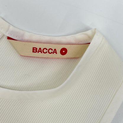 BACCA バッカ 35-06-02-06403 ホワイト コットンピケ タンクトップドレスワンピース ワンピース