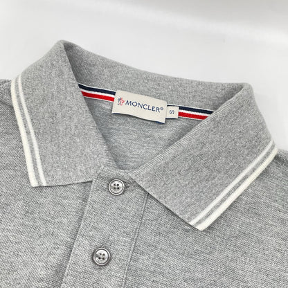 MONCLER モンクレール グレー MAGLIA POLO MANICA CORTA ショートスリーブポロシャツ トップス