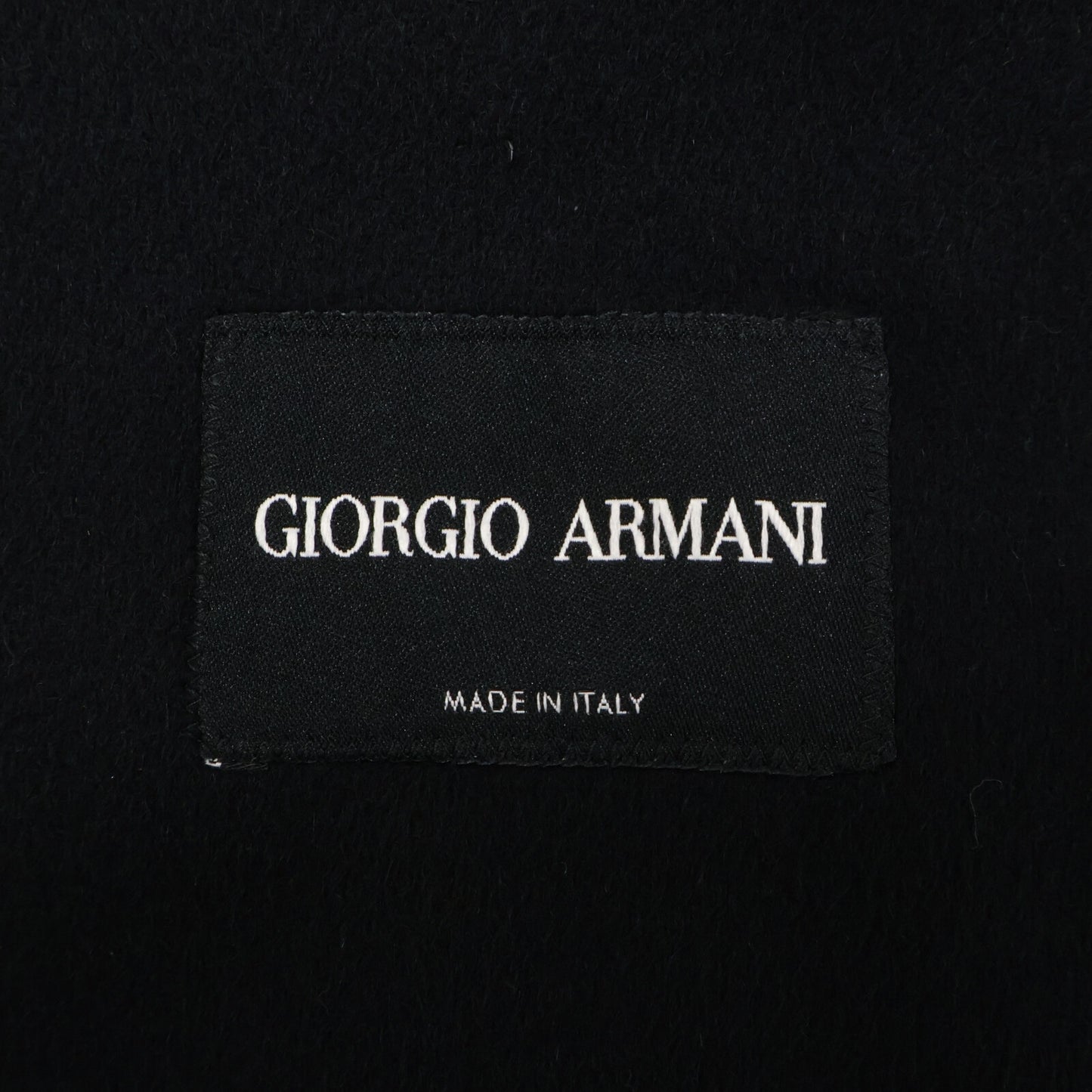 GIORGIOARMANI ジョルジオアルマーニ 【新品同様/国内正規】CC0628 カシミヤ100％ ベルト付 ジップアップ フーディ コート