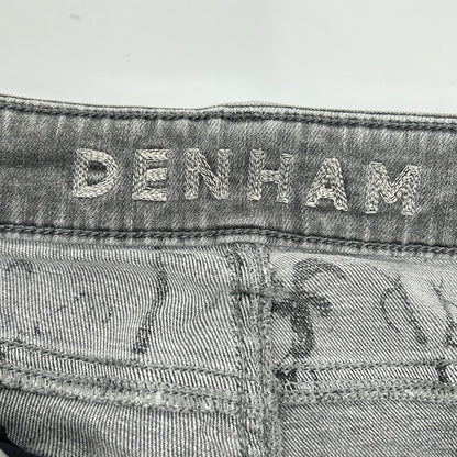 DENHAM デンハム 01-21-04-11-006 RAZOR グレー コットン スリムフィット ボタンフライデニムパンツ ボトムス