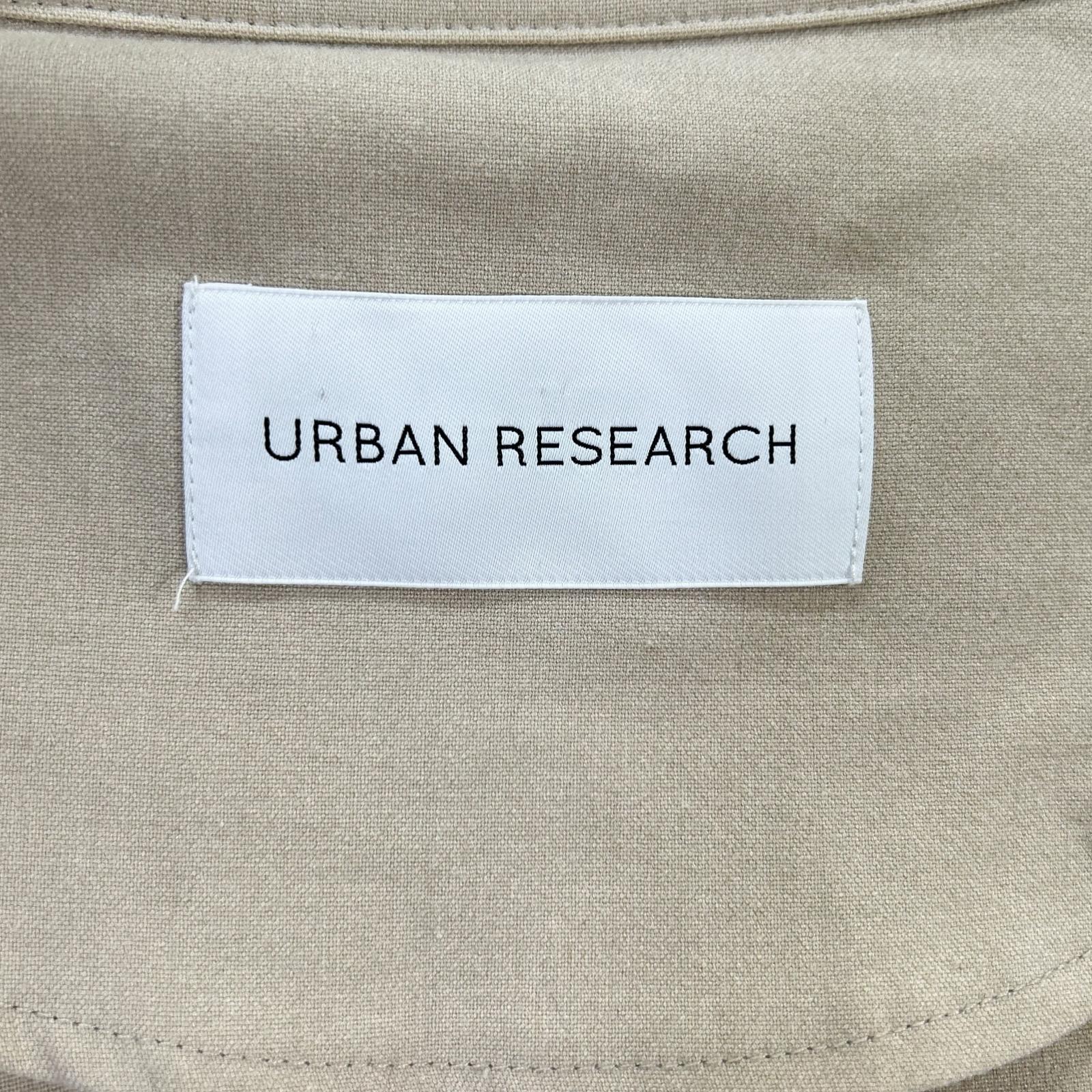 URBAN RESEARCH アーバンリサーチ UR04-27L001 ベージュ ポリエステル ダブル ウエストドロストトレンチコート コート