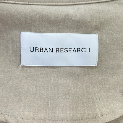 URBAN RESEARCH アーバンリサーチ UR04-27L001 ベージュ ポリエステル ダブル ウエストドロストトレンチコート コート