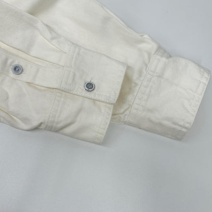 Healthy Denim ヘルシーデニム SLOBE別注 H329620I ホワイト コットン Almond スーパービッグデニムシャツ トップス