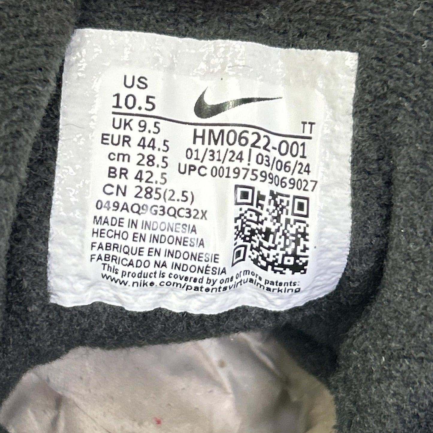 NIKE ナイキ 【新品同様】HM0622-001 AIR MAX 95 エアマックス95 スニーカー シューズ