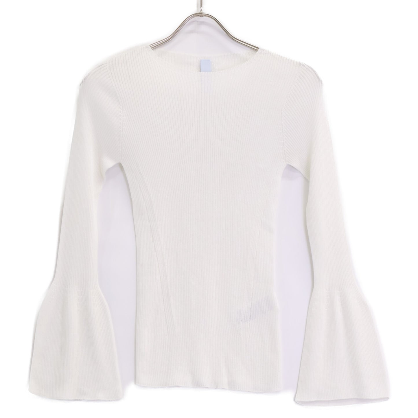 CFCL シーエフシーエル CF010KN153JP00 ホワイト キュプラ混 SOFT PORTRAIT LONG BELL SLEEVE TOP トップス