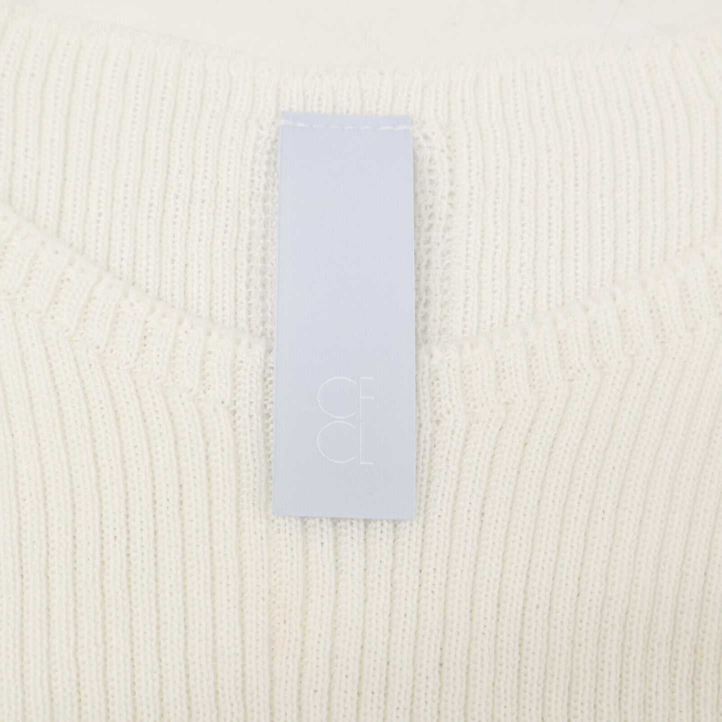 CFCL シーエフシーエル CF010KN153JP00 ホワイト キュプラ混 SOFT PORTRAIT LONG BELL SLEEVE TOP トップス