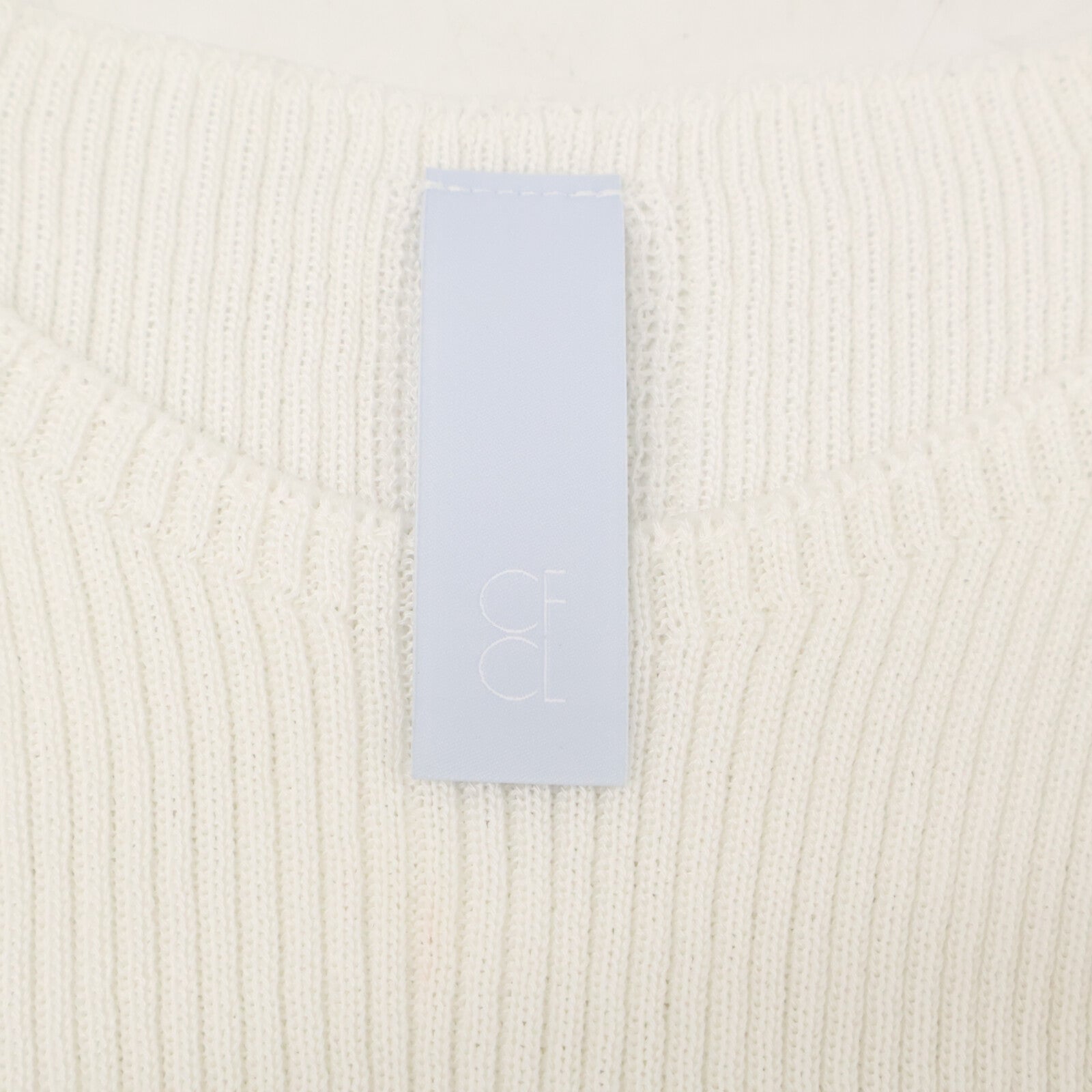 CFCL シーエフシーエル CF010KN153JP00 ホワイト キュプラ混 SOFT PORTRAIT LONG BELL SLEEVE TOP トップス