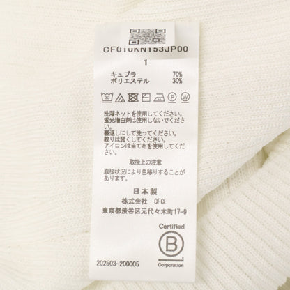 CFCL シーエフシーエル CF010KN153JP00 ホワイト キュプラ混 SOFT PORTRAIT LONG BELL SLEEVE TOP トップス