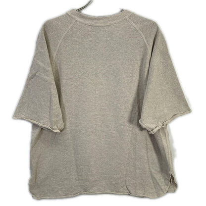 REMI RELIEF レミレリーフ ×HUG O WaR 25SS オートミール/ベージュ コットン TOY BEAR ヴィンテージ加工 天竺ラグランスリーブTシャツ トップス
