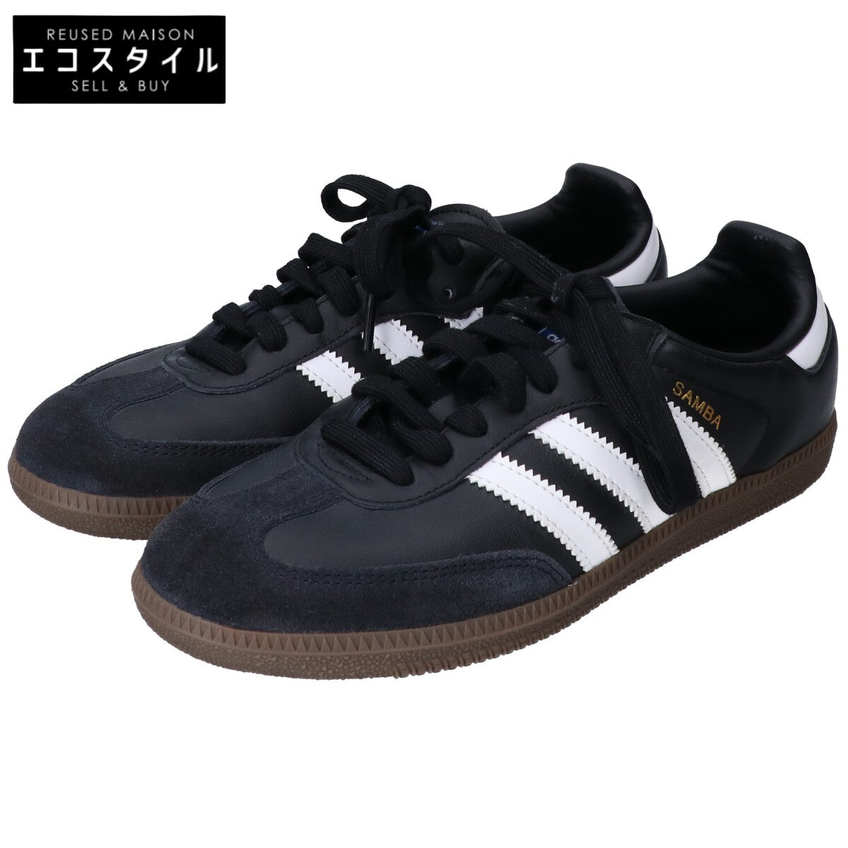 adidas アディダス B75807 ブラック サンバOG ローカットスニーカー シューズ