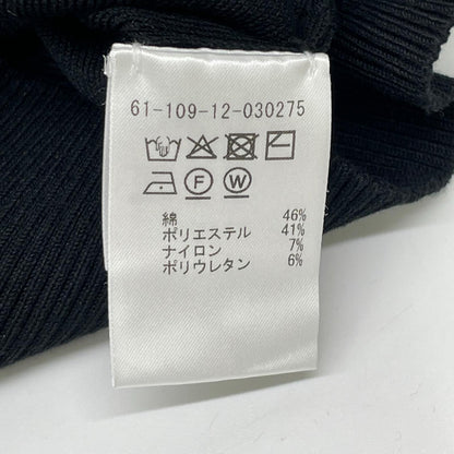 ESTNATION エストネーション ブラック 襟付きニットトップス トップス