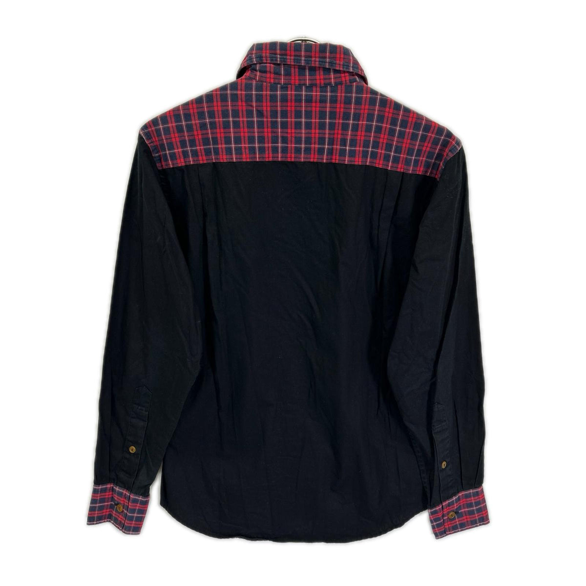 Vivienne Westwood MAN ヴィヴィアンウエストウッドマン ブラック DETAILD CHECK クラシックシャツ トップス